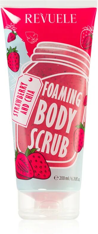 Revuele Foaming Body Scrub Strawberry and Chia gommage hydratant corps 200 ml