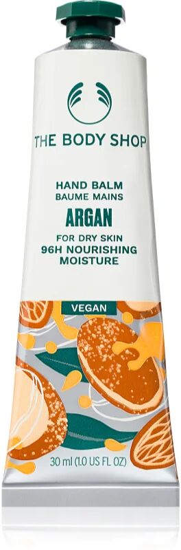 The Body Shop Argan Hand Balm crème hydratante mains et ongles 30 ml