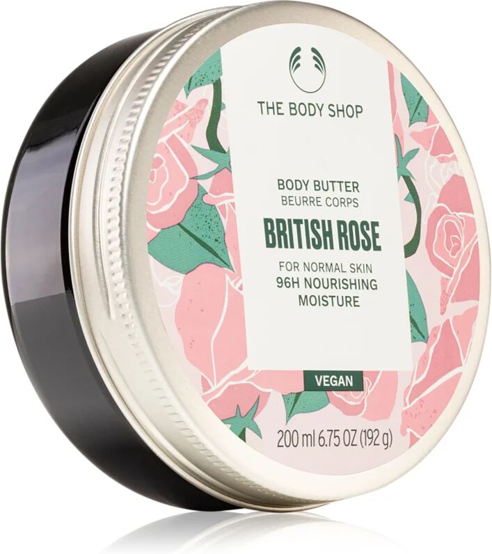 The Body Shop Body Butter Brirish Rose beurre corporel arôme rose 200 ml