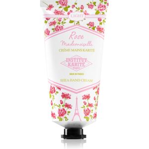 Institut Karité Paris Rose Mademoiselle Shea Hand Cream crème légère mains au beurre de karité tube + box 75 ml