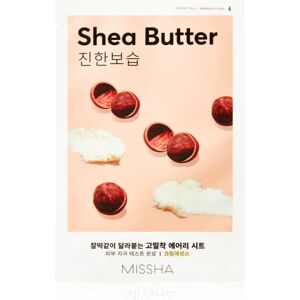 Missha Airy Fit Shea Butter masque tissu extra hydratant et nourrissant 19 g