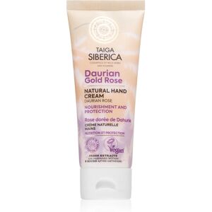 Natura Siberica Taiga Siberica Daurian Gold Rose crème nourrissante mains 75 ml