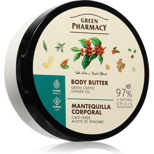 Green Pharmacy Green coffee & Ginger Oil Body butter beurre corporel raffermissant 200 ml - Publicité Green Pharmacy Green coffee & Ginger Oil Body butter beurre corporel raffermissant 200 ml - Publicité