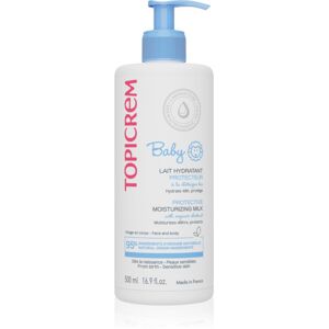 Topicrem BABY My 1st Ultra-Moisturizing Milk lait hydratant visage et corps pour peaux sèches et sensibles 500 ml - Publicité Topicrem BABY My 1st Ultra-Moisturizing Milk lait hydratant visage et corps pour peaux sèches et sensibles 500 ml - Publicité