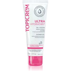 Topicrem UH BODY Gel nettoyant doux - Peau sensible - 75ml - Publicité Topicrem UH BODY Gel nettoyant doux - Peau sensible - 75ml - Publicité