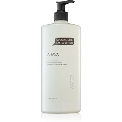 AHAVA Body Essential Hydration lait minéral corps 750 ml - Publicité AHAVA Body Essential Hydration lait minéral corps 750 ml - Publicité