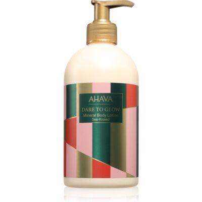 AHAVA Dare to Glow Sea Kissed lait corporel nourrissant aux minéraux de la mer Morte 500 ml - Publicité AHAVA Dare to Glow Sea Kissed lait corporel nourrissant aux minéraux de la mer Morte 500 ml - Publicité