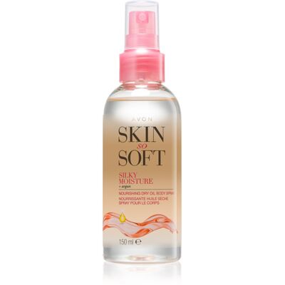 Avon Skin So Soft huile d'argan corps 150 ml - Publicité Avon Skin So Soft huile d'argan corps 150 ml - Publicité