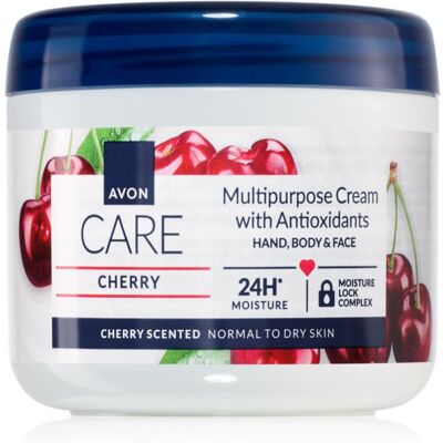 Avon Care Cherry crème multi-usages visage, mains et corps 400 ml - Publicité Avon Care Cherry crème multi-usages visage, mains et corps 400 ml - Publicité
