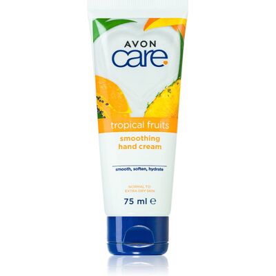 Avon Care Tropical Fruits crème lissante mains 75 ml - Publicité Avon Care Tropical Fruits crème lissante mains 75 ml - Publicité