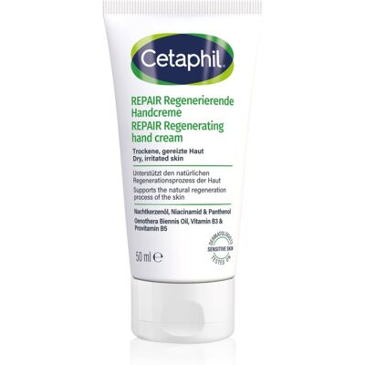 Cetaphil Repair Crème pour Mains - Peau Sèche - 50ml - Publicité Cetaphil Repair Crème pour Mains - Peau Sèche - 50ml - Publicité