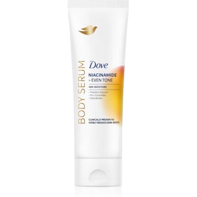 Dove Even Tone Niacinamide sérum corporel éclat et hydratation 200 ml - Publicité Dove Even Tone Niacinamide sérum corporel éclat et hydratation 200 ml - Publicité