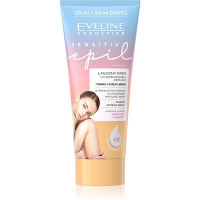 Crème dépilatoire Eveline Sensitive Epil (175ml) - Publicité Crème dépilatoire Eveline Sensitive Epil (175ml) - Publicité