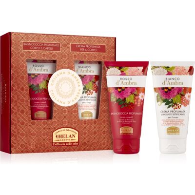 Helan Rosso d'Ambra Coffret cadeau corps pour femme - Publicité Helan Rosso d'Ambra Coffret cadeau corps pour femme - Publicité