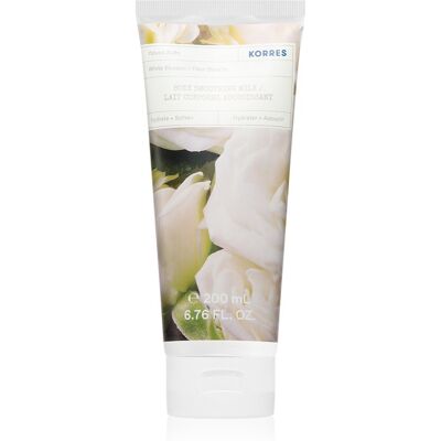 Korres White Blossom Lait corporel hydratant 200 ml - Publicité Korres White Blossom Lait corporel hydratant 200 ml - Publicité