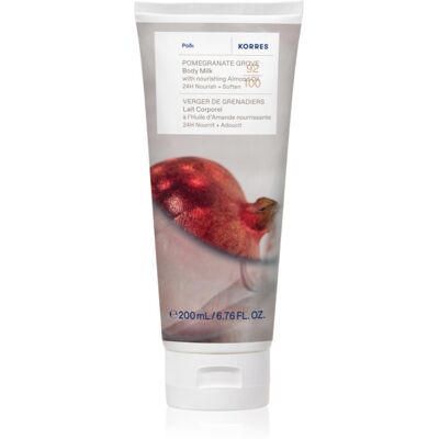 Korres Pomegranate lait corporel nourrissant 200 ml - Publicité Korres Pomegranate lait corporel nourrissant 200 ml - Publicité