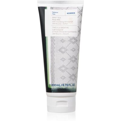 Korres Mint Tea lait corporel hydratant avec effets apaisants 200 ml - Publicité Korres Mint Tea lait corporel hydratant avec effets apaisants 200 ml - Publicité