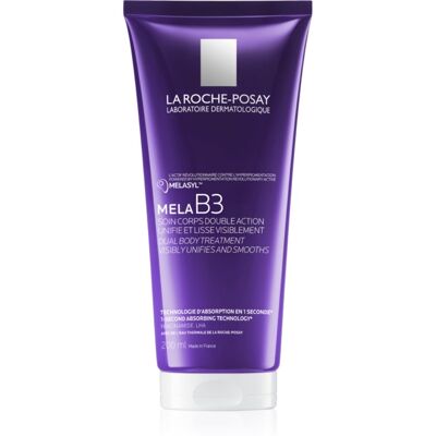 La Roche-Posay Mela B3 Dual Body Treatment lait corporel lissant anti-taches pigmentaires 200 ml - Publicité La Roche-Posay Mela B3 Dual Body Treatment lait corporel lissant anti-taches pigmentaires 200 ml - Publicité