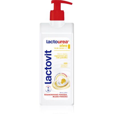 Lactovit LactoUrea Oleo - Lotion corporelle hydratante pour peau sèche - Publicité Lactovit LactoUrea Oleo - Lotion corporelle hydratante pour peau sèche - Publicité