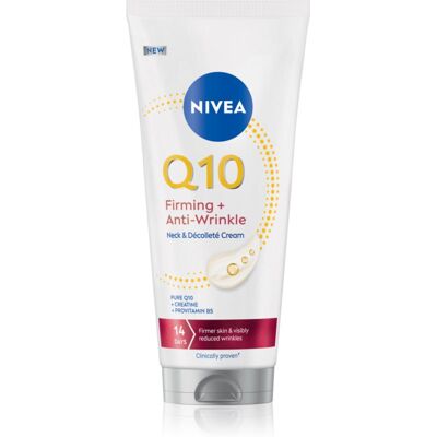Nivea Crème Raffermissante Q10 Cou & Décolleté - Crème - Publicité Nivea Crème Raffermissante Q10 Cou & Décolleté - Crème - Publicité