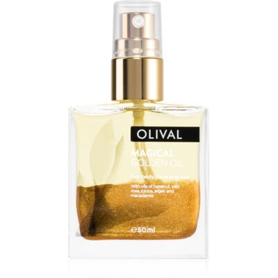 Olival Magical Gloden Oil - Huile Sec Multiusages avec Paillettes 50ml - Publicité Olival Magical Gloden Oil - Huile Sec Multiusages avec Paillettes 50ml - Publicité