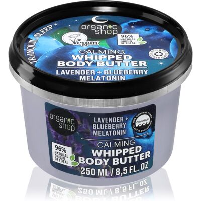 Organic Shop Sleeping beurre corporel fouetté pour un sommeil tranquille 250 ml - Publicité Organic Shop Sleeping beurre corporel fouetté pour un sommeil tranquille 250 ml - Publicité