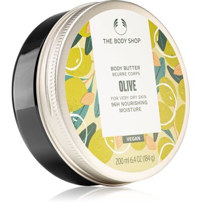 The Body Shop Beurre Corporel Olive - Hydratant corps - Publicité The Body Shop Beurre Corporel Olive - Hydratant corps - Publicité