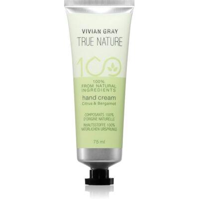 Vivian Gray True Nature Citrus & Bergamot Crème pour les Mains - 75ml - Publicité Vivian Gray True Nature Citrus & Bergamot Crème pour les Mains - 75ml - Publicité
