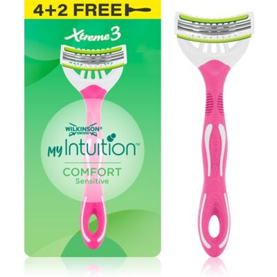 Wilkinson Sword My Intuition Xtreme 3 rasoirs jetables Comfort Sensitive 6 pcs - Publicité Wilkinson Sword My Intuition Xtreme 3 rasoirs jetables Comfort Sensitive 6 pcs - Publicité