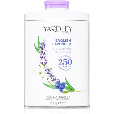 Poudre de talc parfumée à la lavande Yardley - Poudre pour le corps - Publicité Poudre de talc parfumée à la lavande Yardley - Poudre pour le corps - Publicité