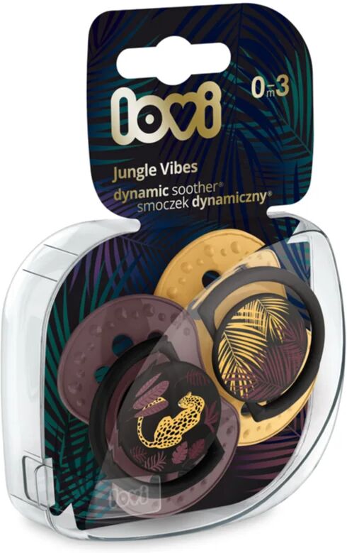 LOVI Jungle Vibes 0-3m tétine Girl 2 pcs