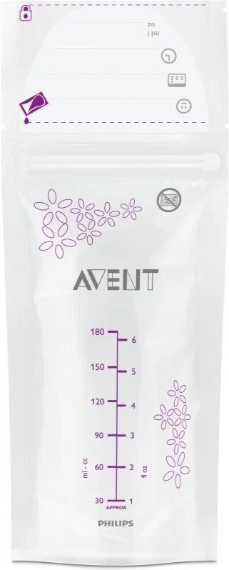 Philips Avent Breastmilk Storage Bags sachet pour conserver le lait maternel 25x180 ml