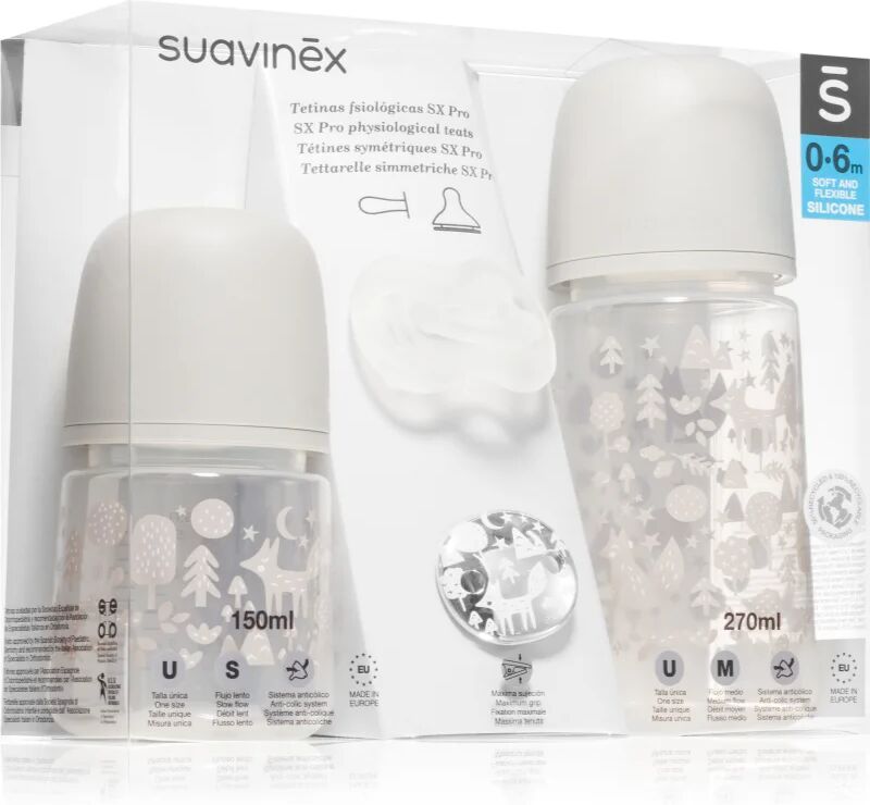 Suavinex Fox Gift Set coffret cadeau Grey(pour bébés)