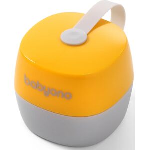 BabyOno Dummy Case boîte à tétines 0m+ Yellow 1 pcs