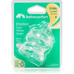 Bebeconfort Emotion Slow Flow tétine de biberon 0-6 m 2 pcs