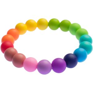 Biberschatz Bite bracelet Regenbogen perles de dentition 1 pcs