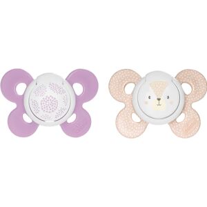 Chicco Physio Comfort 6-16m tétine Girl-Dots/Fox 2 pcs