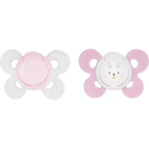 Chicco Physio Comfort 0-6m tétine Girl-Dots/Rabbit 2 pcs