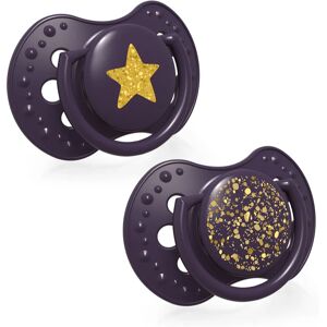 LOVI Stardust Violet tétine 18m+ 2 pcs