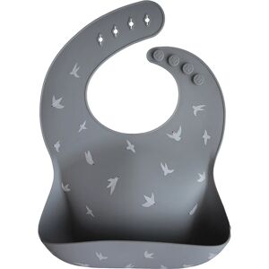 Mushie Silicone Baby Bib bavoir Seagulls 1 pcs