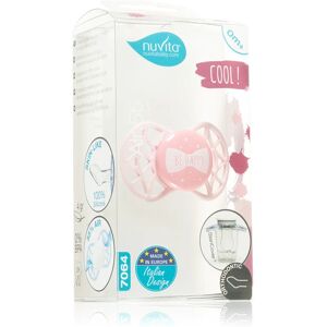 Nuvita Cool Orthodontic 0m+ tétine Rose quarz 1 pcs