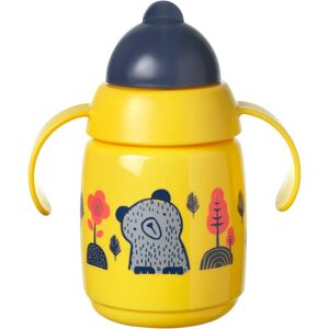 Tommee Tippee Superstar Straw Cup Yellow tasse avec paille pour enfant 6 m+ 300 ml