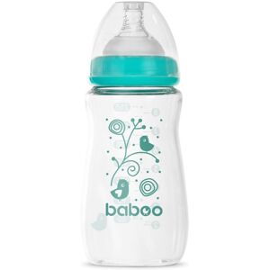 Biberon en verre anti-colique Baboo, large col, 250 ml, 3 mois+ - Publicité Biberon en verre anti-colique Baboo, large col, 250 ml, 3 mois+ - Publicité