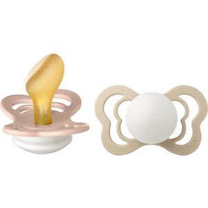 BIBS Couture Éclat Caoutchouc Naturel Taille 2 - Sucette - 6+ mois - Rose/Vanille - Publicité BIBS Couture Éclat Caoutchouc Naturel Taille 2 - Sucette - 6+ mois - Rose/Vanille - Publicité