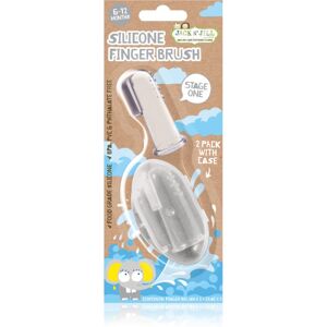 Brosse à Dents pour Enfants en Silicone Jack N Jill Étape 1 - Brosse à Dedo en Silicone pour Enfants - Publicité Brosse à Dents pour Enfants en Silicone Jack N Jill Étape 1 - Brosse à Dedo en Silicone pour Enfants - Publicité