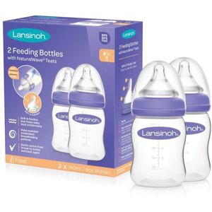 Lansinoh NaturalWave biberon 2x160 ml - Publicité Lansinoh NaturalWave biberon 2x160 ml - Publicité