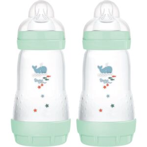MAM Perfect Star Anti-colic Bottle biberon anti-colique 2m+ Mint 2x260 ml - Publicité MAM Perfect Star Anti-colic Bottle biberon anti-colique 2m+ Mint 2x260 ml - Publicité