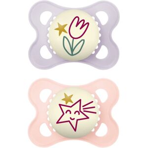 MAM Original Night 0m+ tétine Purple/ Pink 2 pcs - Publicité MAM Original Night 0m+ tétine Purple/ Pink 2 pcs - Publicité