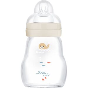 MAM Feel Good Glass Baby Bottle biberon en verre anti-colique 0m+ Beige 170 ml - Publicité MAM Feel Good Glass Baby Bottle biberon en verre anti-colique 0m+ Beige 170 ml - Publicité