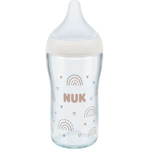 NUK Perfect Match Glass Bottle biberon en verre avec contrôle de la température 3m+ 230 ml - Publicité NUK Perfect Match Glass Bottle biberon en verre avec contrôle de la température 3m+ 230 ml - Publicité